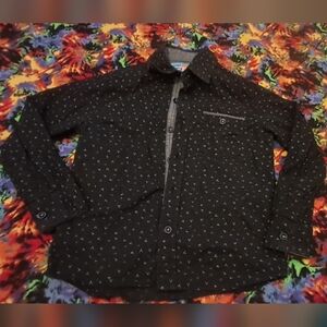 Little Boys Eighty Eight Long Sleeve Button Down